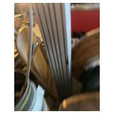 Stacking Chairs and Cable Bucket Lot