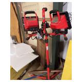 Dual Head Work Light on Adjustable Tripod Stand