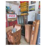Assorted Soda Crates and Glass Bottles Collection