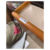 Commercial Counter with Wooden Trim and Laminated Surface