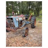 Blue Utility Tractor