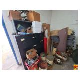 Assorted Automotive Parts, Hardware, and Garage Supplies