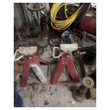 Automotive Jack Stands, Air Tank, and Shop Equipment Lot