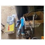 Assorted Grease Guns and MasterPro Wheel Bearing Grease
