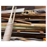 Assorted Wood Lumber, Building Materials, and Supplies
