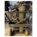 Oxygen and Acetylene Welding Gas Cylinder Cart Setup