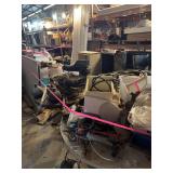 Lot of Heavy Duty Industrial Hardware and Wrench