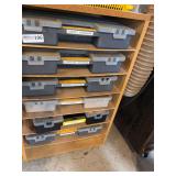 Assorted Hardware and Tool Accessories in Storage Cases