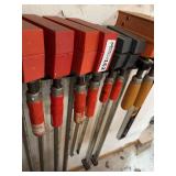 Assorted Woodworking Bar Clamps