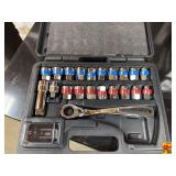 Pittsburgh Socket Set in Molded Plastic Case