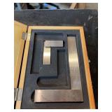 Veritas Woodworking Scrapers and Machinist Squares Set in Wooden Case