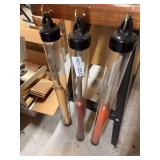 Easy Wood Tools Woodturning Tools Set in Storage Tubes