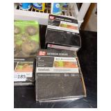 Assorted Hardware and Tools Lot including Grip-Rite Exterior Screws and Wire Wheel Brush Set