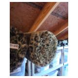 Leopard Print Faux Fur Fabric Roll
