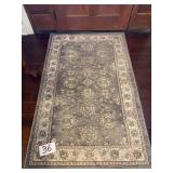 Gray & Beige Patterned Area Rug