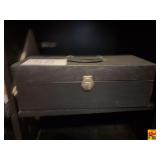 Vintage 8-Track Storage Case With Assorted 8-Track Tapes