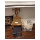 Dining Footstools, and Framed Wall Art