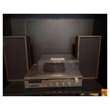 Kings Point AM-FM Receiver With Turntable & Speakers