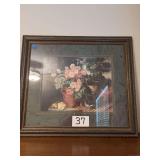Framed Floral Still Life Print