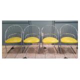 Set Of Four Daystrom Chrome Chairs