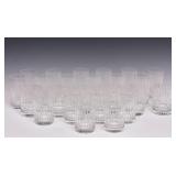 Baccarat Crystal Glass Tumbler Set