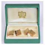 Cartier 14k Gold Cuff Links