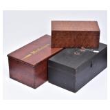 Three American Paint Decorated Boxes