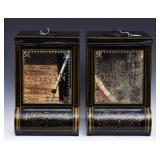 Pair of Toleware Tea Canisters