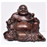 Chinese Carved Laughing Buddha Statue