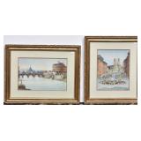 Two Watercolors of Venice