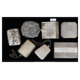 Group of Compacts and Cigarette Cases (7)
