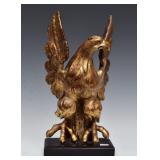 German Gilt Wooden Carved Eagle