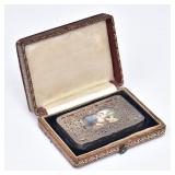 Continental Silver Gilt Snuff Box