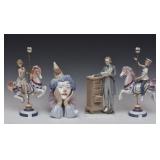 Group of Four Lladro Porcelain Figures