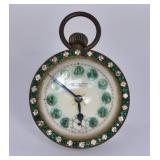French Paperweight Clock