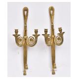 Pair of Danish Bronze Sconces