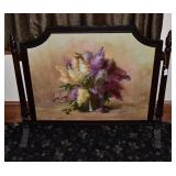 Mahogany Fire Screen