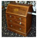 Edwardian Inlaid Slant Front Desk