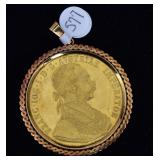 1915 Austrian 4 Ducat Gold Coin