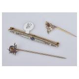 Victorian 14k Gold Brooch