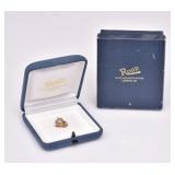 Rood 18k Gold Ruby Bug Pin