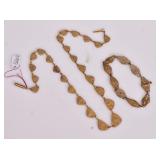 18k Gold Filigree Necklace