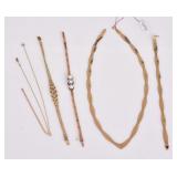 Group of Gold Jewelry