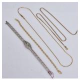 Group of Gold Jewelry