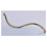 18k Gold Topaz Tennis Bracelet