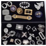 Collection of Belt and Shoe Buckles