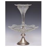 Group:  Etched Glass Epergne