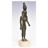 Egyptian Bronze Figure Of Mut