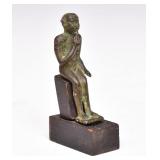 Egyptian Seated  Figure Of Harpocrates