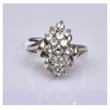 14k Gold Diamond Ring